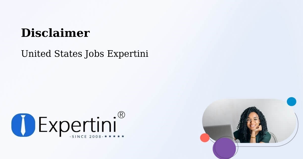 Disclaimer – Olyphant - United States Jobs Expertini