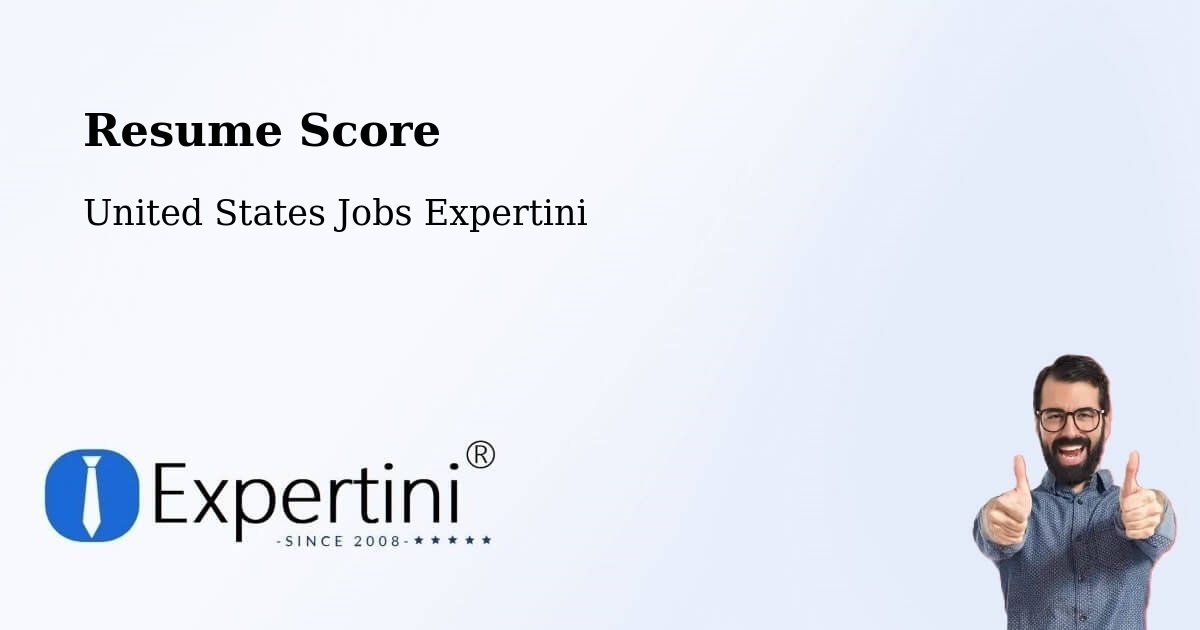 Resume Score & Job Description Match Tool – Olyphant - United States Jobs Expertini